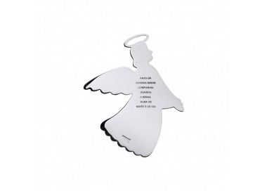 MEDALHA ANJO VESTIDO SILVER PLATED