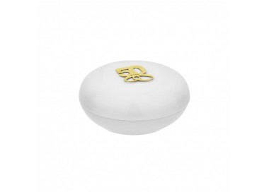 CAIXA CERAMICA E PRATA