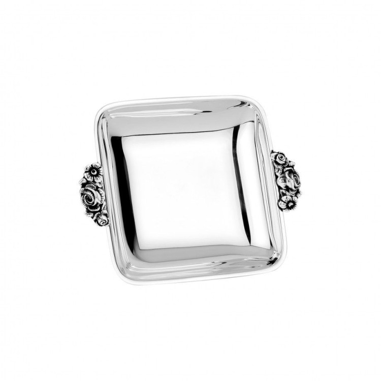 BOMBONIER QUADRADO SILVER PLATED