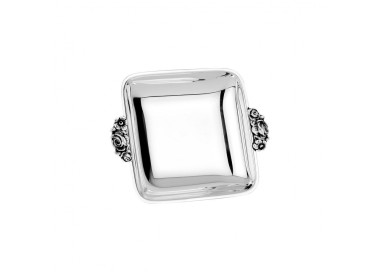 BOMBONIER QUADRADO SILVER PLATED
