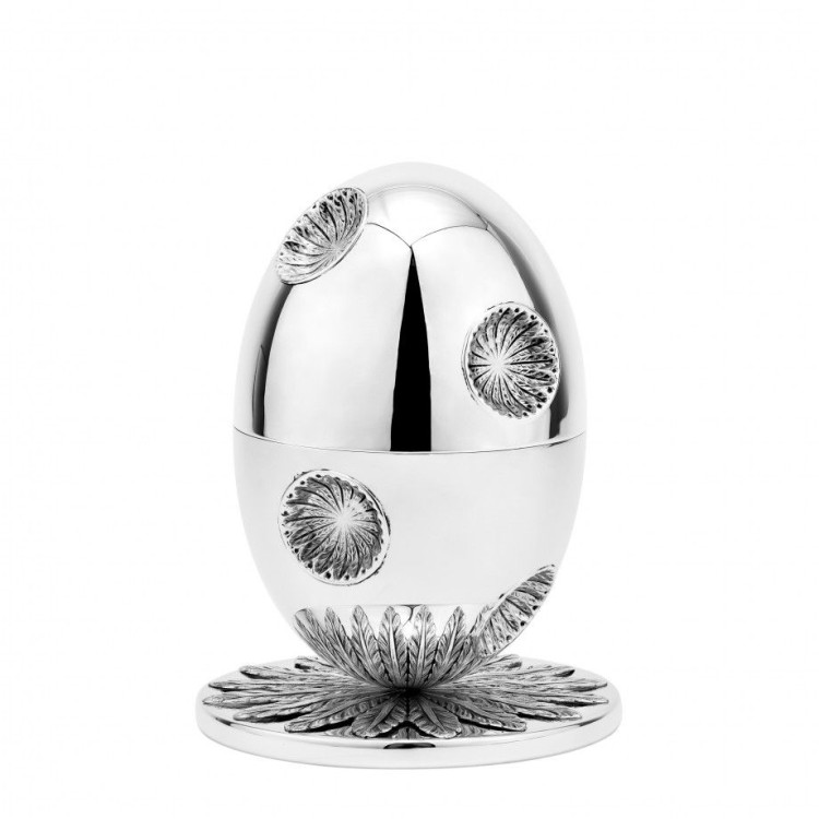 BIBELOT OVO 150ANOS SLVER PLATED