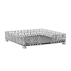 SUPORTE GUARDANAPOS SILVER PLATED