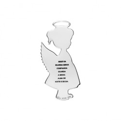 MEDALHA ANJO  MENINA PLATED