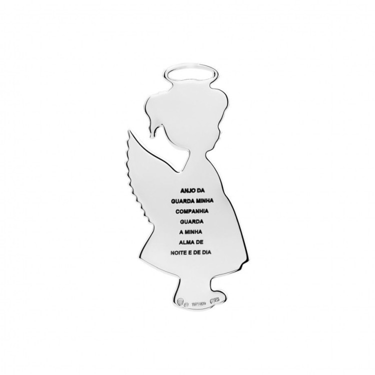 MEDALHA ANJO  MENINA PLATED